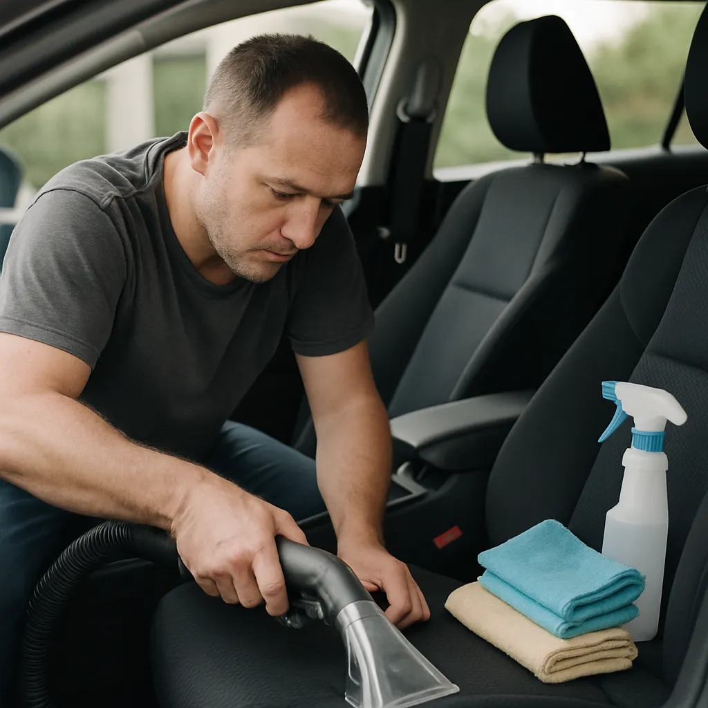 Automobilio salono giluminis valymas: žingsnis po žingsnio gidas